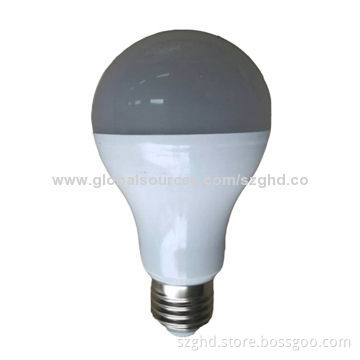 LED Bulb, E27, 5W, Aluminum + Plastic, Voltage of 100-240V AC